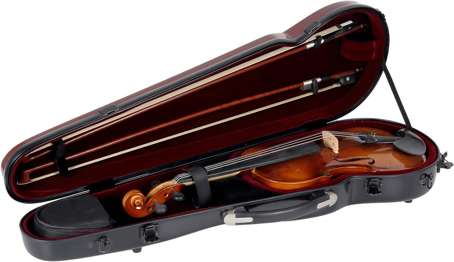 Amazon.com: Crossrock Fiberglass Violin Case for 4/4 Full Size