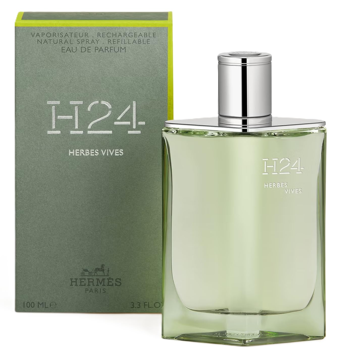 Amazon.com : Hermes H24 Herbes Vives Eau De Parfum Rechargeable