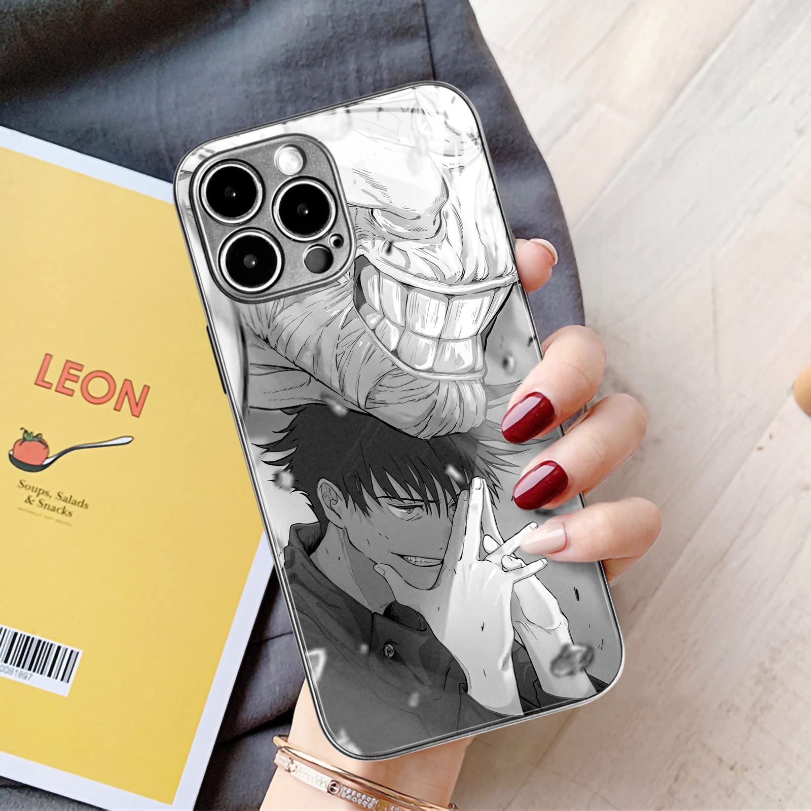 Amazon.com: Akatxezy Anime Case for iPhone 13, Glossy Tempered