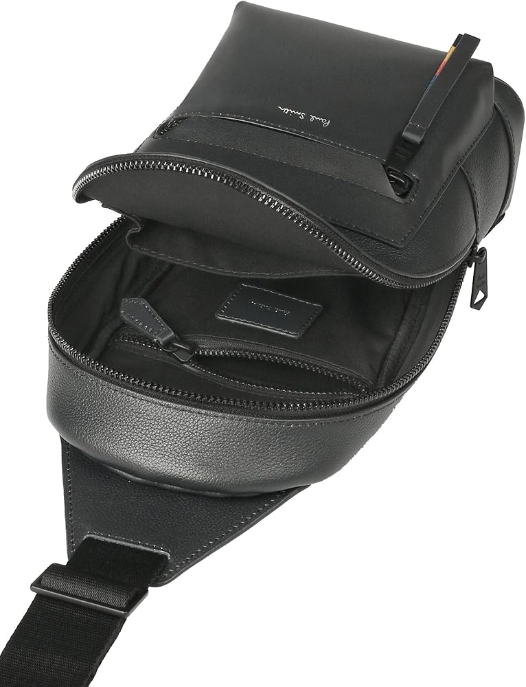 Amazon | [ポール・スミス] レザーブライトストライプトリム ボディ