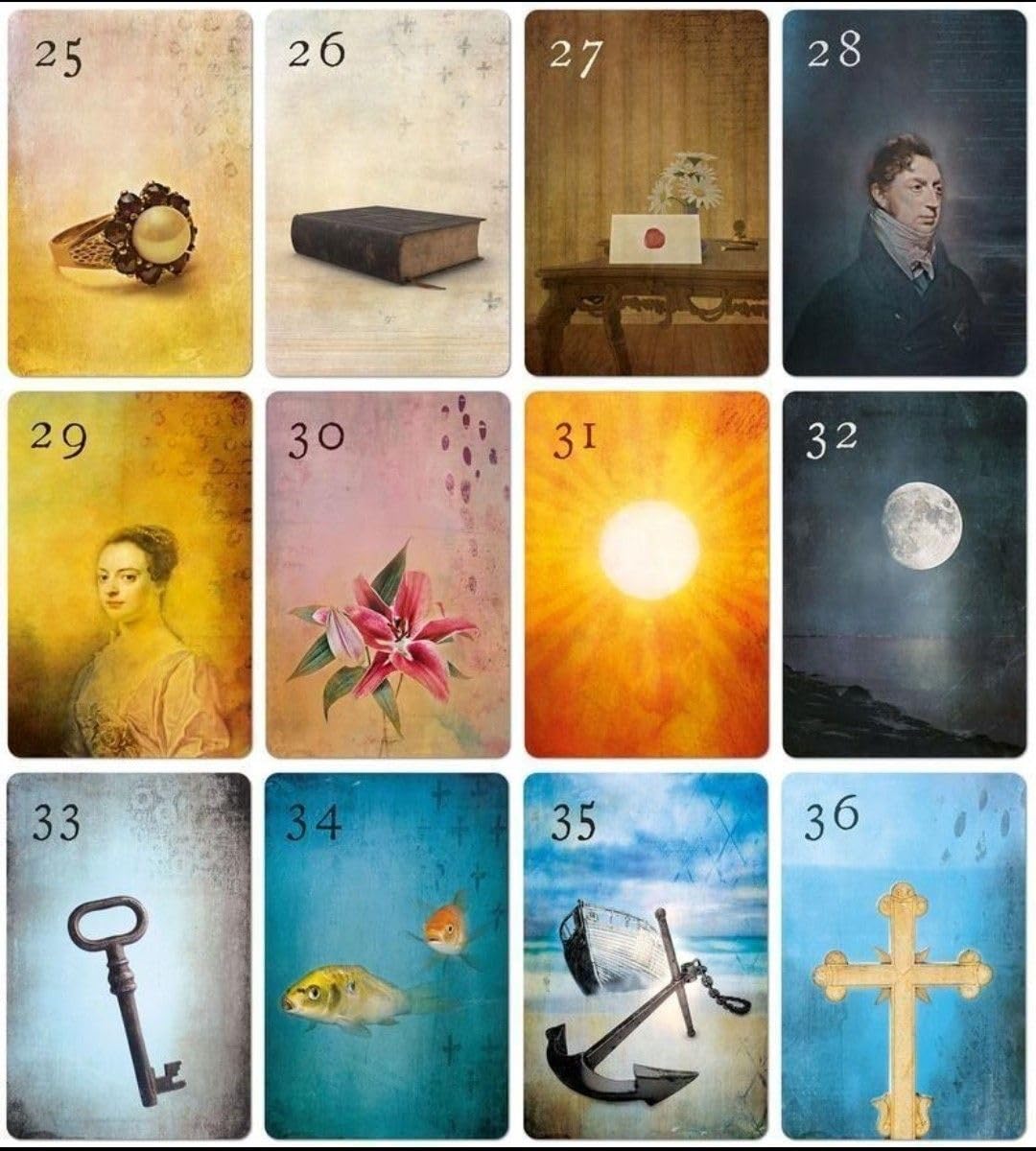 Amazon.co.jp: ムーンナイト ルノルマン カード デッキ 占い タロット