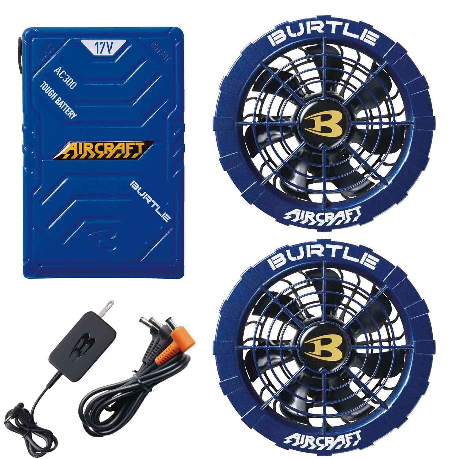 バートル17vバッテリーファンセット