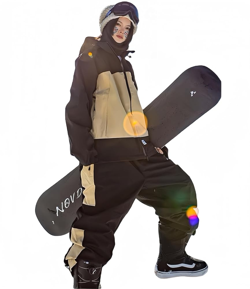 スノボウェア メンズ上下M、手袋 SP-DESIGN GORE-TEX DC スノーウェア