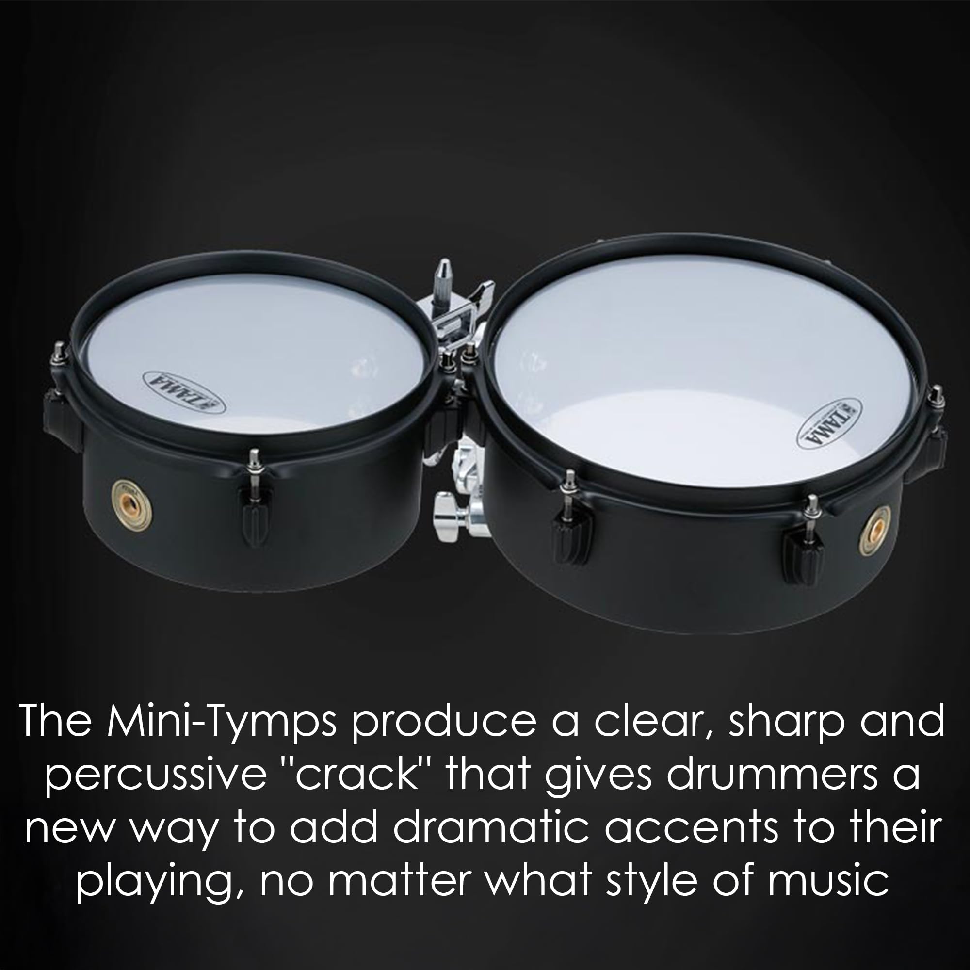 Amazon.com: Tama Metalworks Effect Series Mini-Tymp 2-pack - 4 x 6