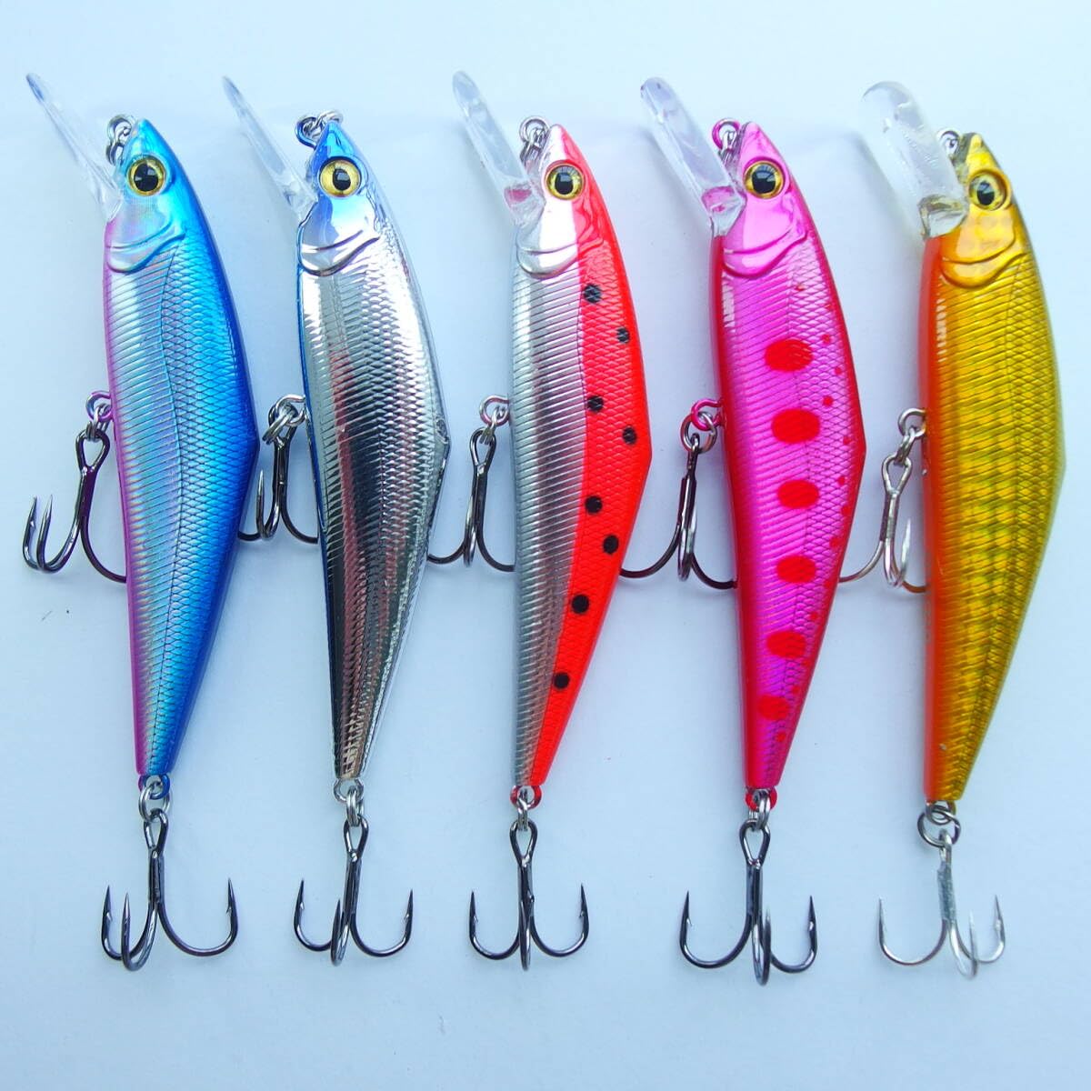 エリアトラウト 管釣り ルアーセット 16点 オリカラ 自塗り トラウト