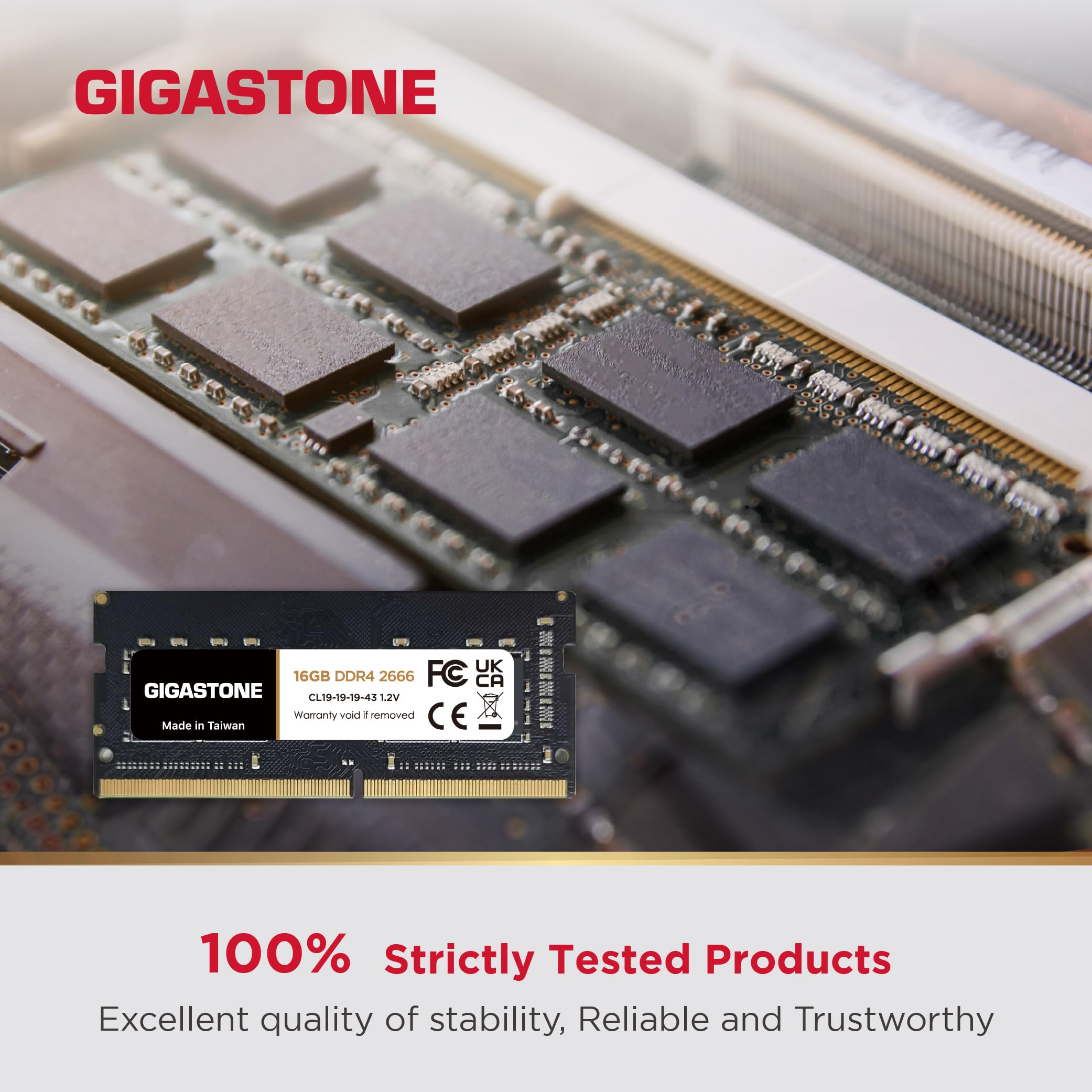Amazon.co.jp: 【メモリ ノートパソコン専用 DDR4】GIGASTONE 16GBx2枚