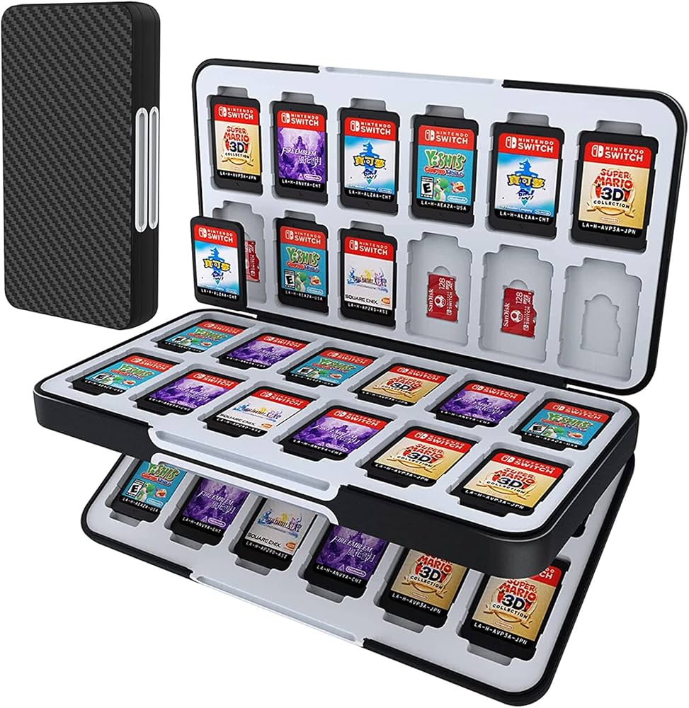 Amazon.co.jp: Switchカードケース 48枚ソフトケース＆24枚マイクロSD