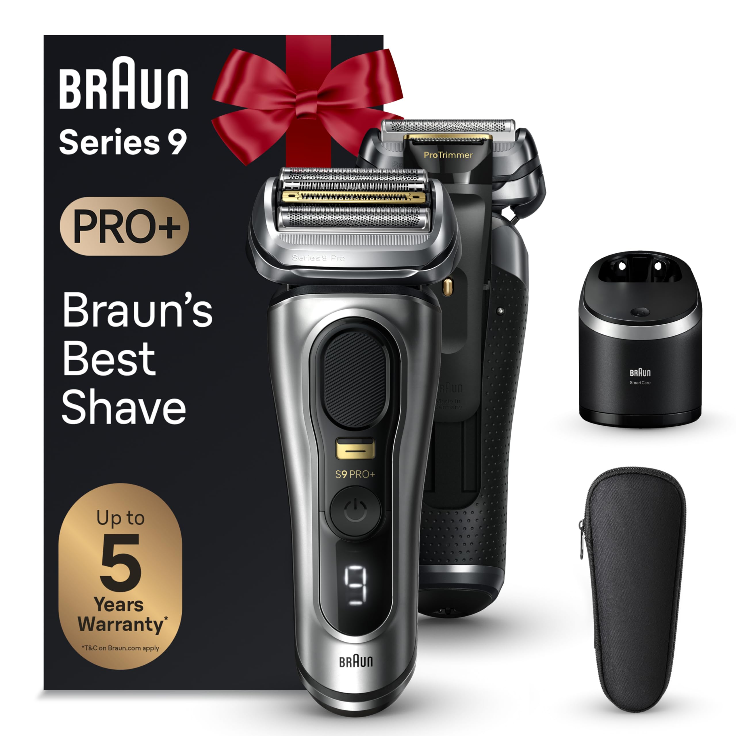 Amazon.co.jp: Braun Series 9 PRO+ 男性用電動カミソリ、5つのプロ