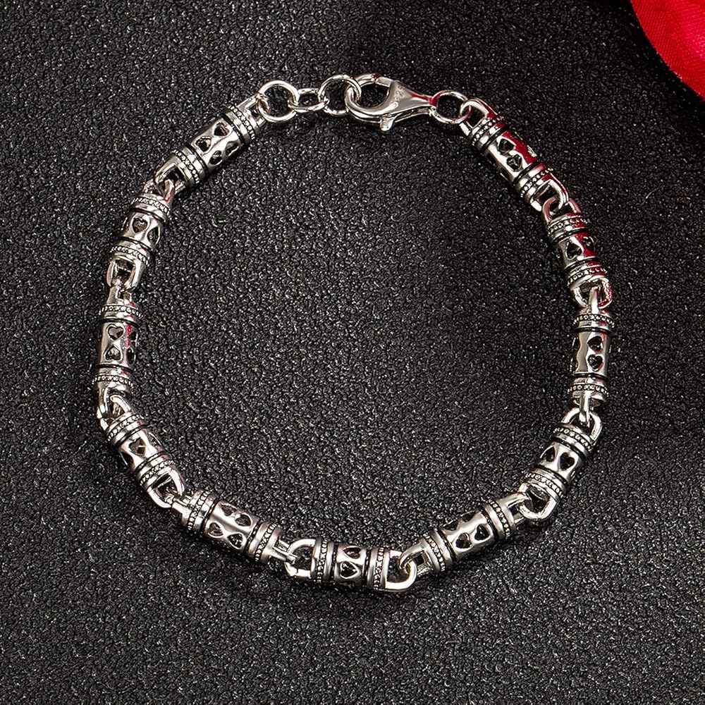 Amazon | H&Beautimer純正925スターリングシルバーブレスレット-0.18