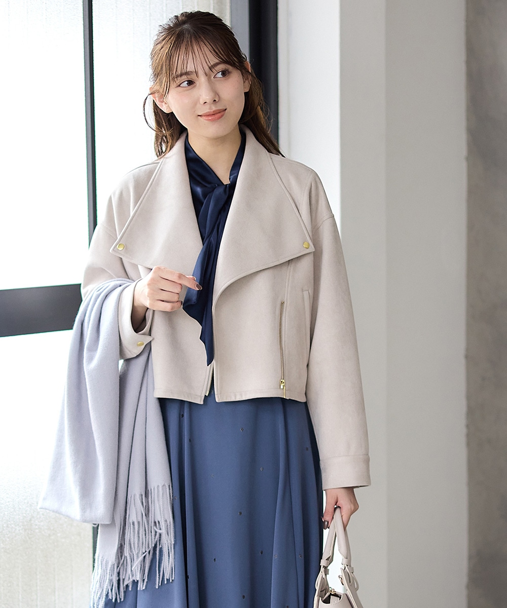 SALE】フェイクスエードライダースジャケット - 12Twelve Agenda