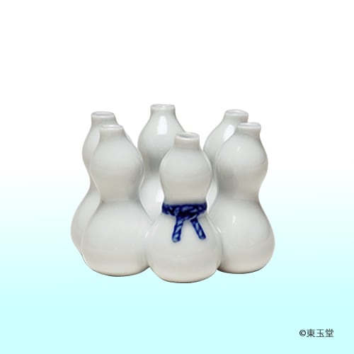 蓋置 白磁 六瓢 | 蓋置,蓋置 | |茶道具通販 お茶道具東玉堂