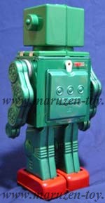 丸善商店 （メタルハウス）日本製ブリキ商品 No.2 怪獣ロボット（緑