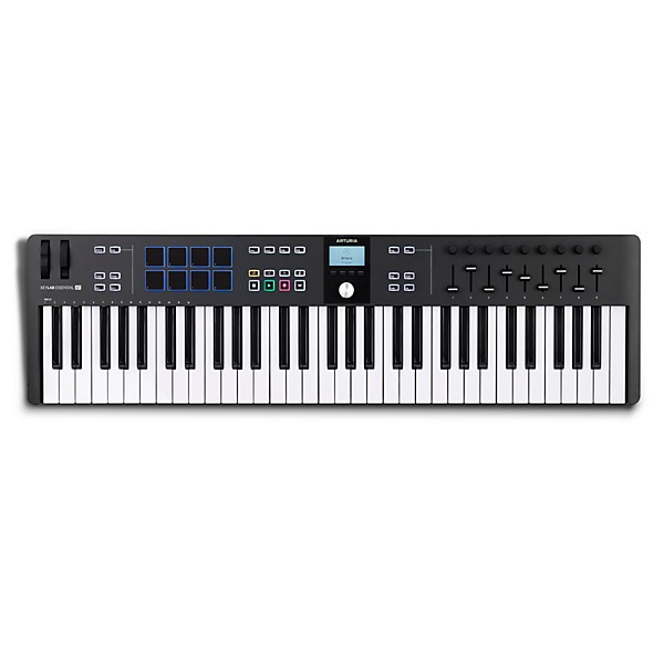 Arturia KeyLab Essential 61 mk3 MIDI Keyboard Controller - Black