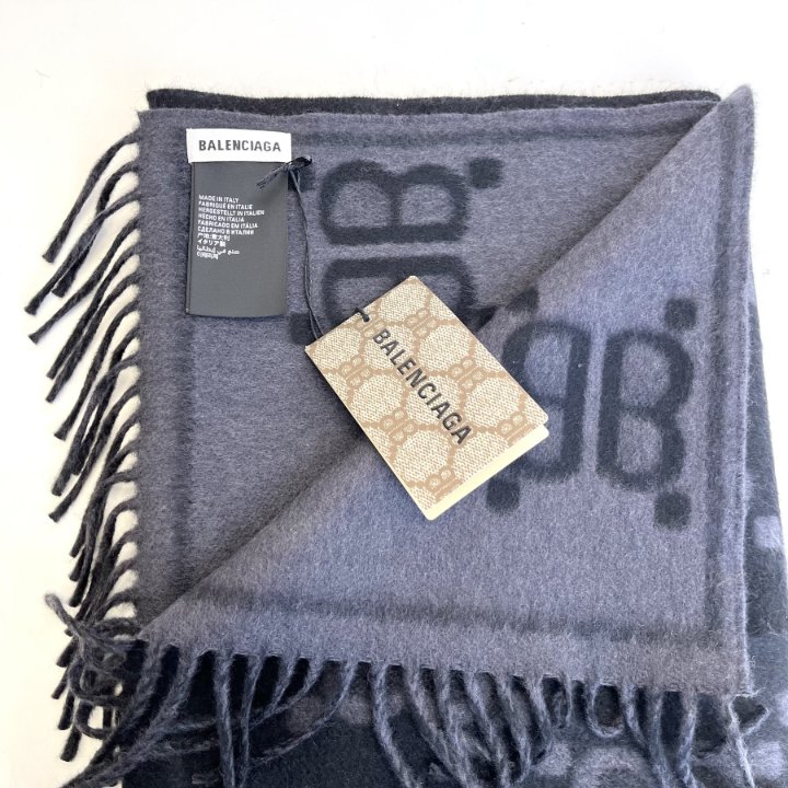 Gucci Balenciaga Cashmere Scarf - Luxe Du Jour