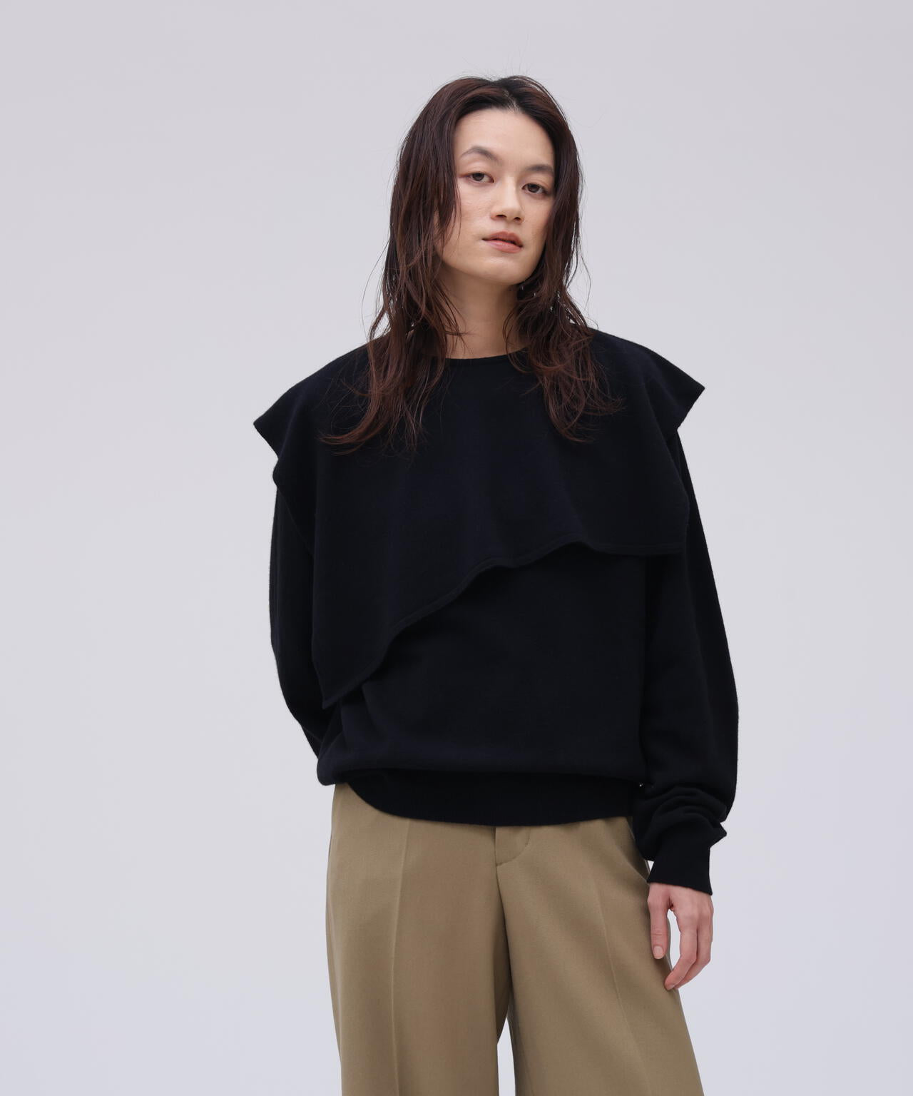 Cristaseya / FLANNEL SAILOR COLLAR SWEATER | THE LIBRARY（ザ