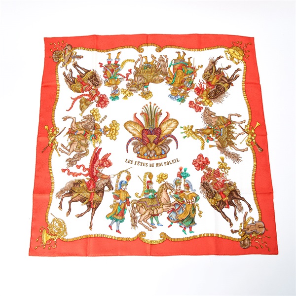 HERMÈS シルクスカーフ エルメス カレ 太陽王の祝典 HERMES カレ 90