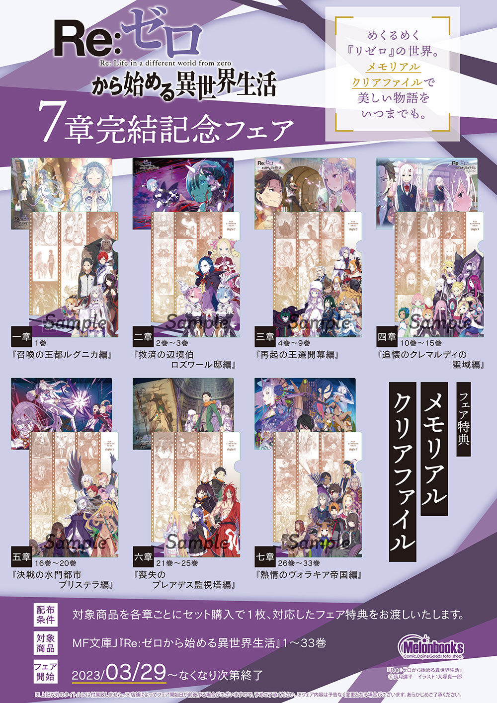 Re Re:ゼロから始める異世界生活 特典あり ゼロから始める異世界生活