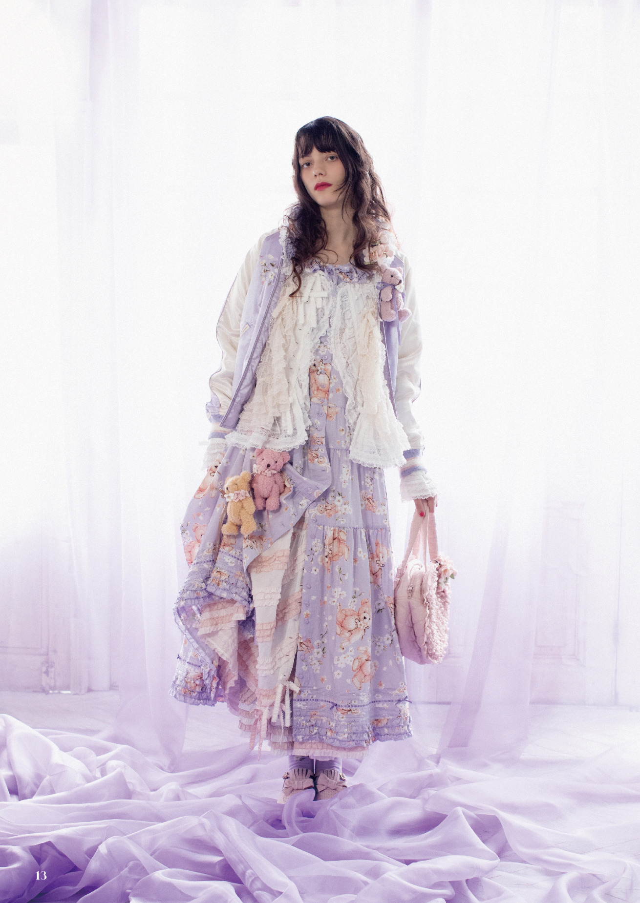 ピンクハウスホワイトチュールレースオーバースカート ピンクハウスの