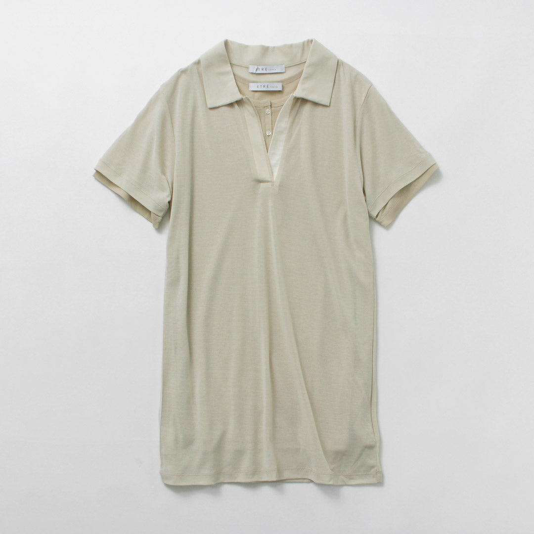 ETRE TOKYO（エトレトウキョウ） ヘンリーポロ レイヤードセット プル