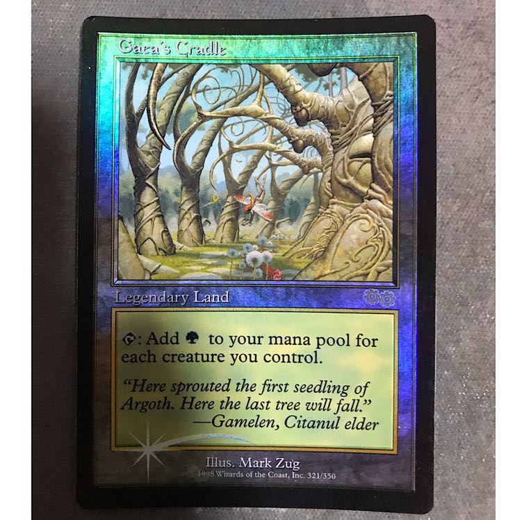 ガイアの揺籃の地/Gaea's Cradle foil MTG ガイアの揺籃の地 海外版