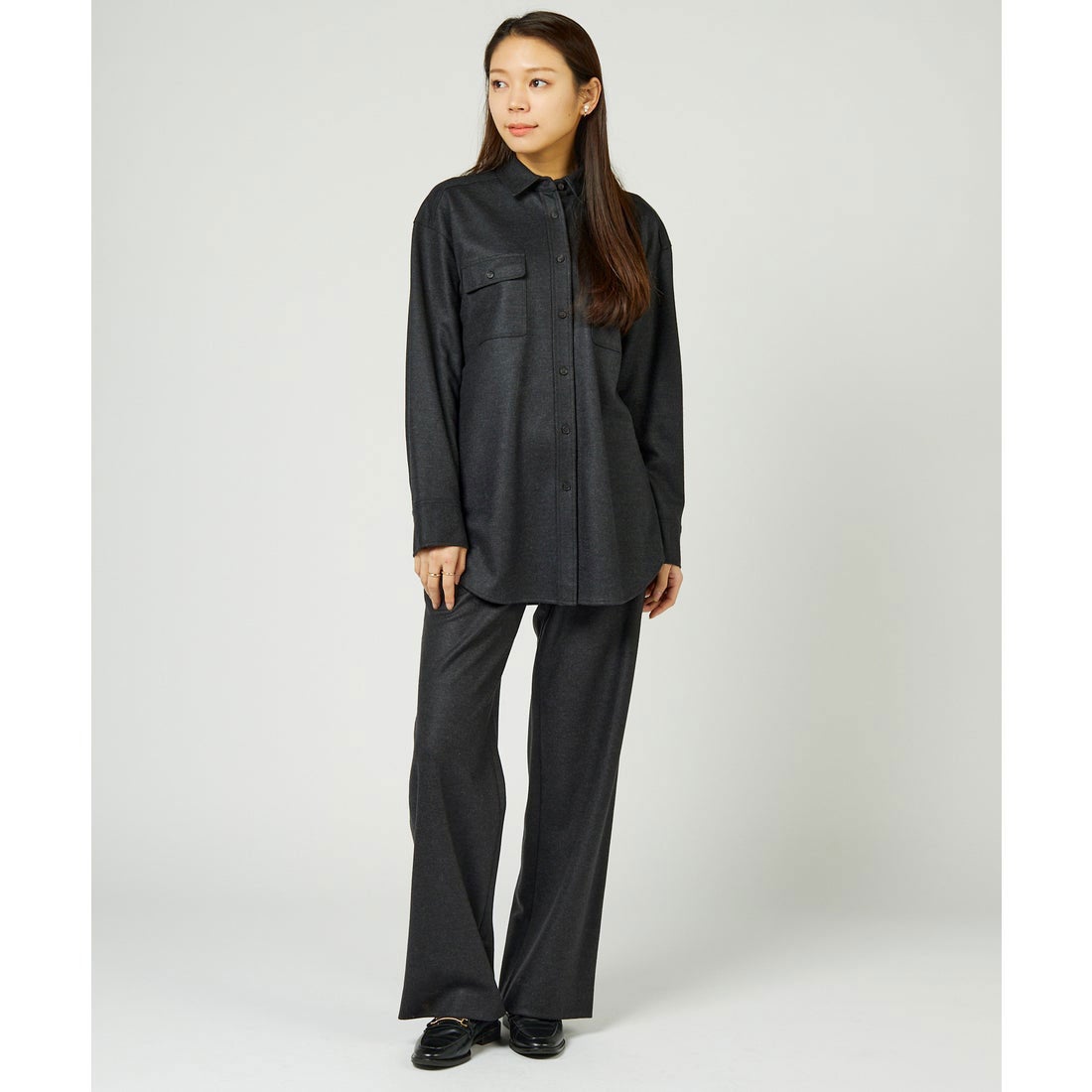 セオリーリュクス Theory luxe パンツ RIBBLE NIKKI （ライトグレー