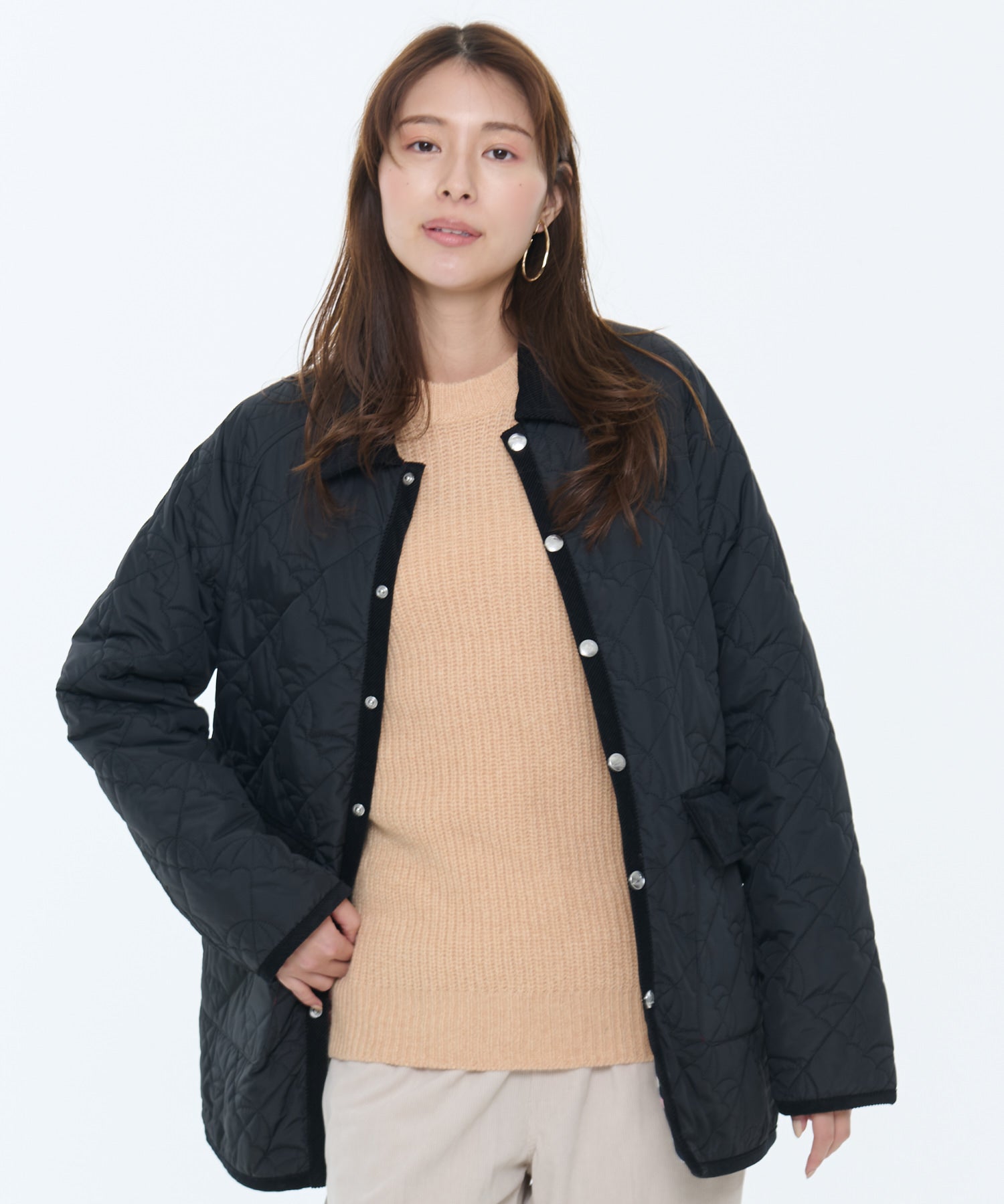 アンブレラキルティングシェアコート（ステンカラーコート/ユニ