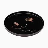 黒檀8号 切手盆（徳島唐木） 5500円 | 大進オンラインショップ