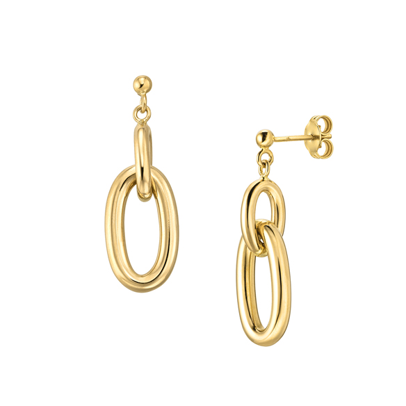 イタリア製〕K18イエローゴールド ピアス | 高品質 金・プラチナ