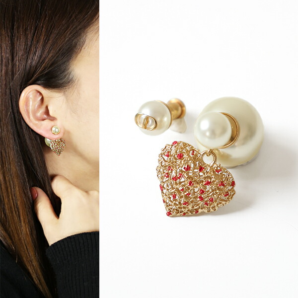 Dior ピアス レボリューション 片方 片耳 パール スター ロゴ ビジュー