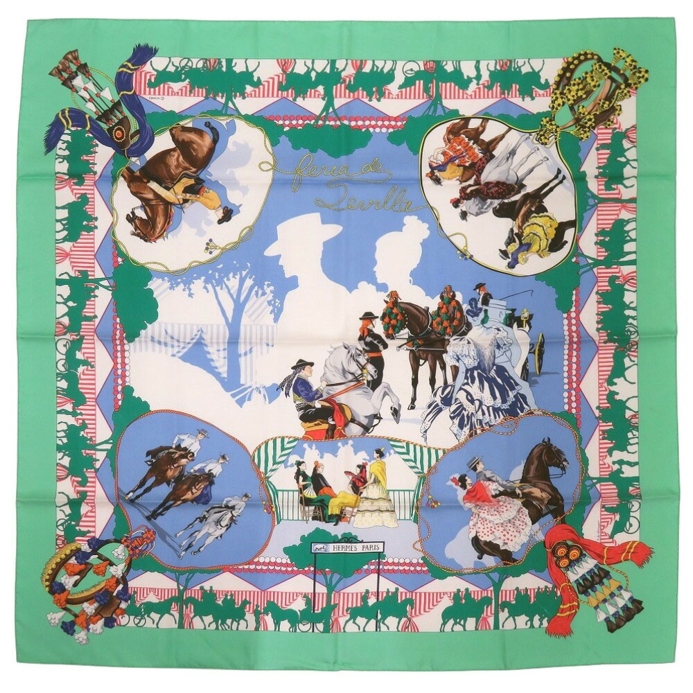 楽天市場】【アパレル】HERMES エルメス カレ90 スカーフ 大判スカーフ