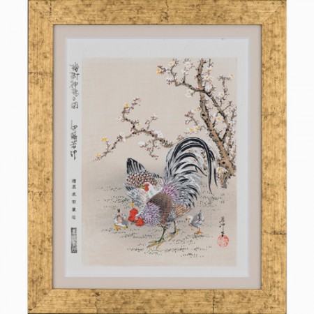 楽天市場】伊藤若冲『 日出鳳凰図 』軸装 掛け軸 掛軸 正月 日本画