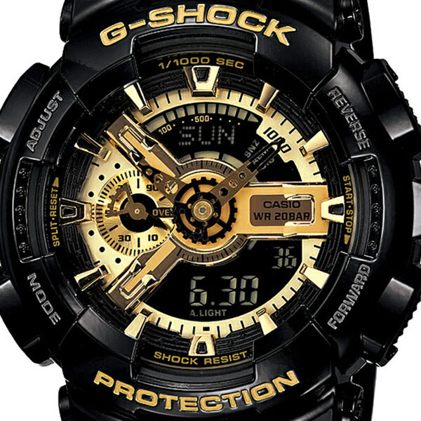 G-SHOCK ブラック×ゴールド GA-110GB-1AJF メンズ 電池式 アナログ
