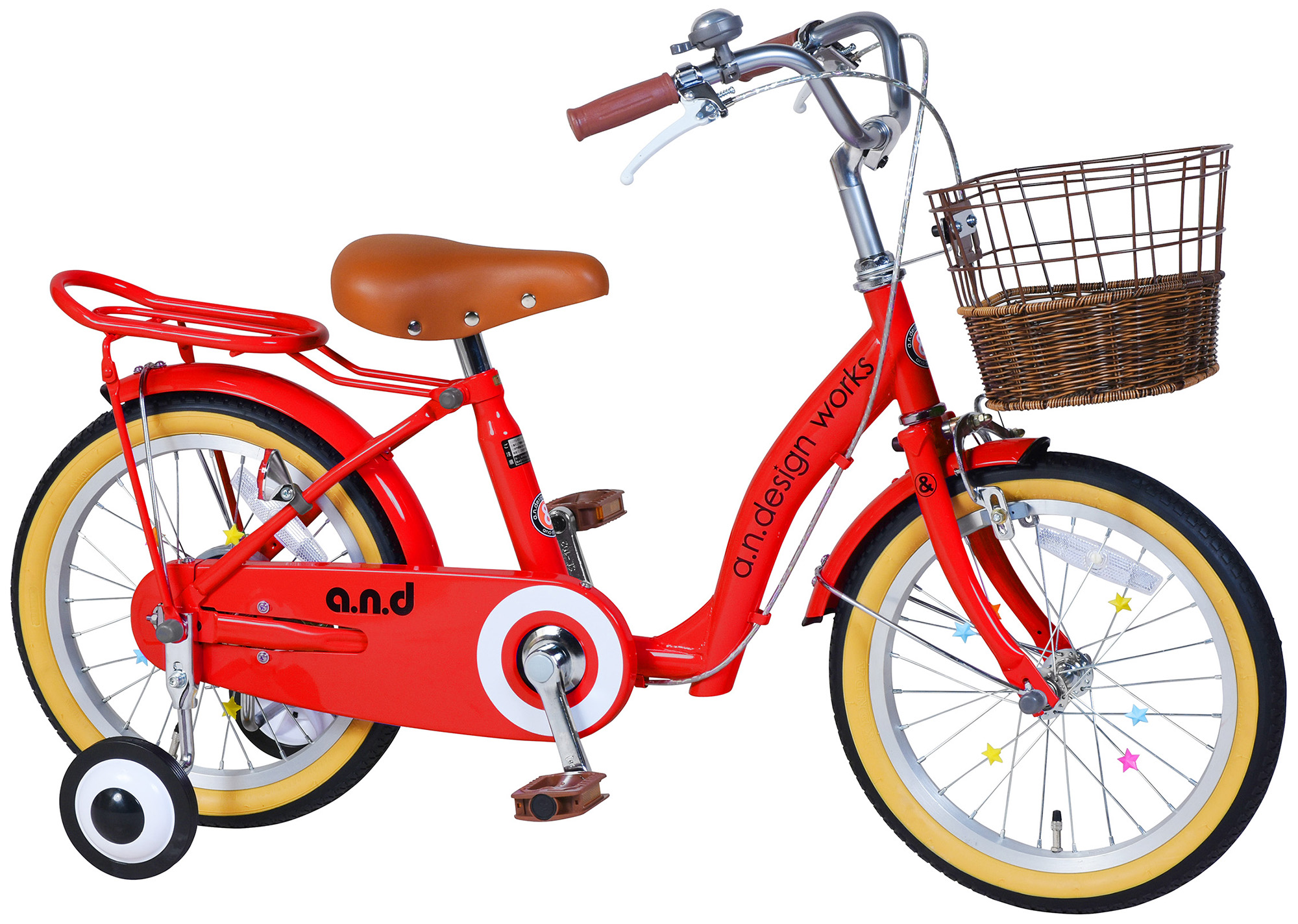 a.n.design-works 自転車 子供 18インチ 女 男 おしゃれ キッズ 身長