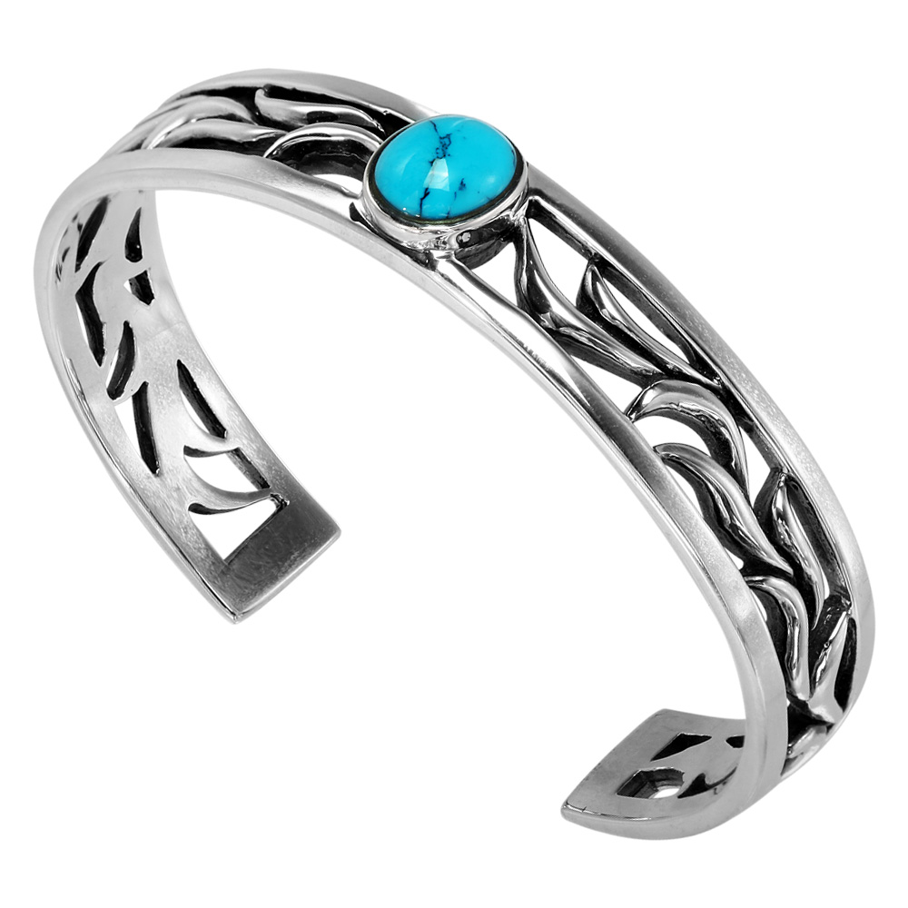 Binich（ビニッチ） ブレスレット メンズ シルバー925 ターコイズ