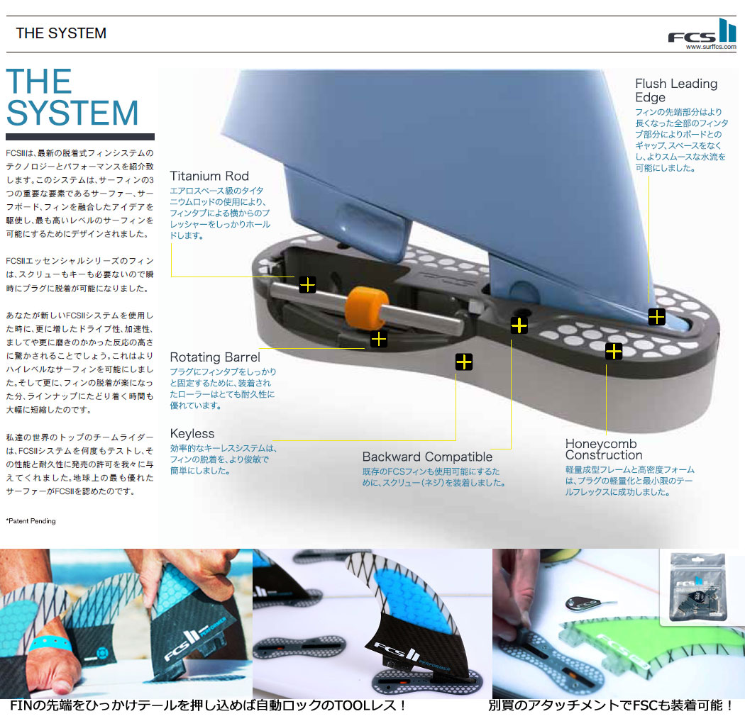FCS2 エフシーエス ツー サーフボード フィン Signature SERIES 【ADS