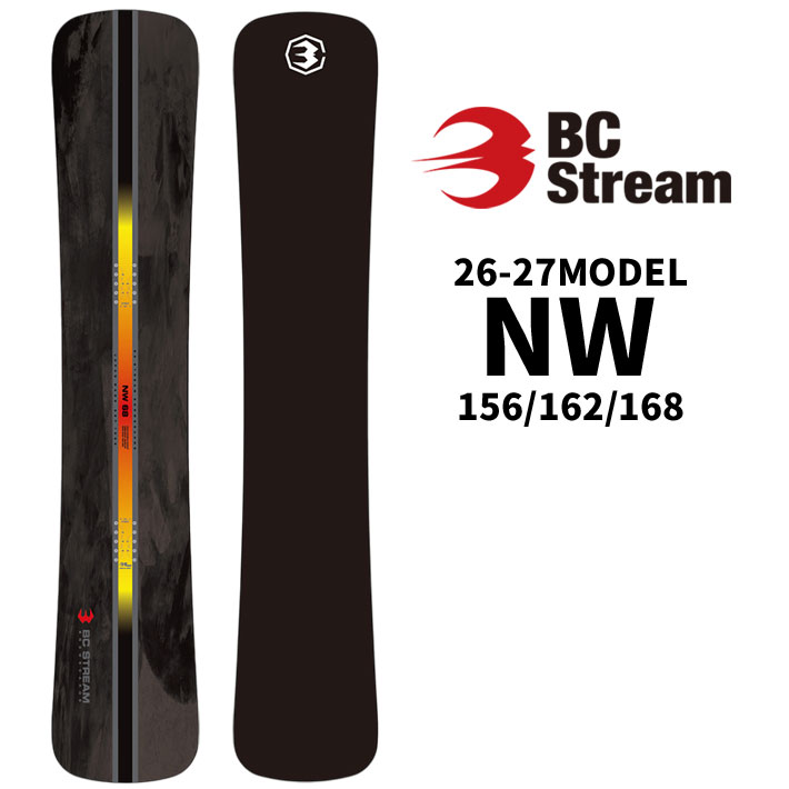 予約 26-27 ビーシーストリーム BC Stream SNOWBOARDS スノーボード NW