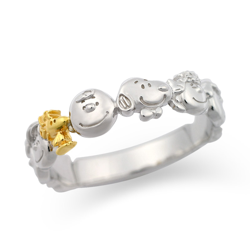 Peanutsオールスターリング スヌーピー ウッドストック 大人かわいい