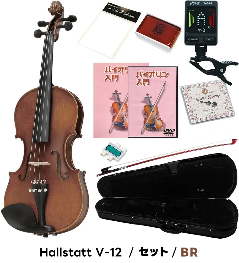 バイオリン 初心者セット Hallstatt V-12 〔ヴァイオリン 入門