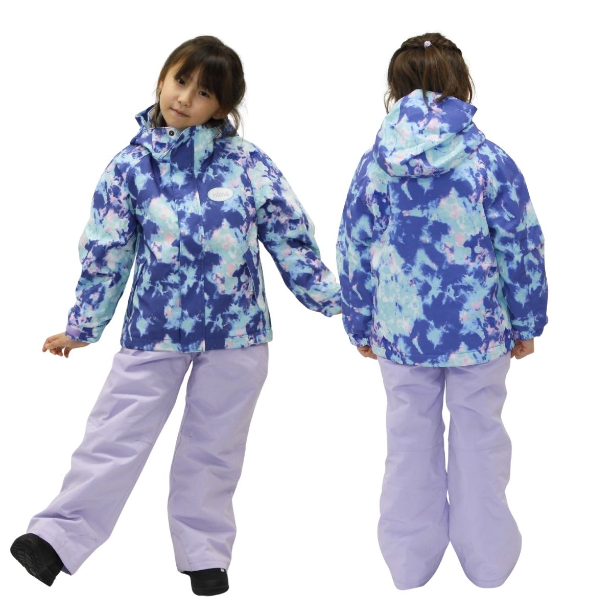 NIMA キッズ スノーウェア スキーウェア 上下セット ボーイズ ガールズ