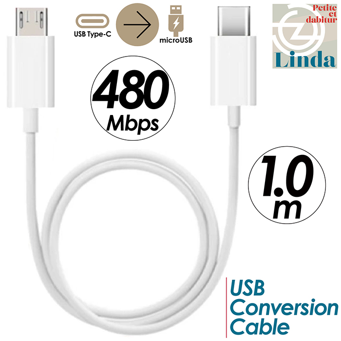 18W PDケーブル USB Type C to マイクロUSB 2.0 変換ケーブル 1m