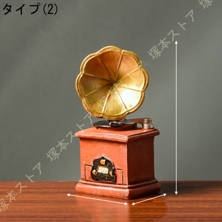 ハンドメイド アンティーク調 カメラ レジン ブラウン ラジオ