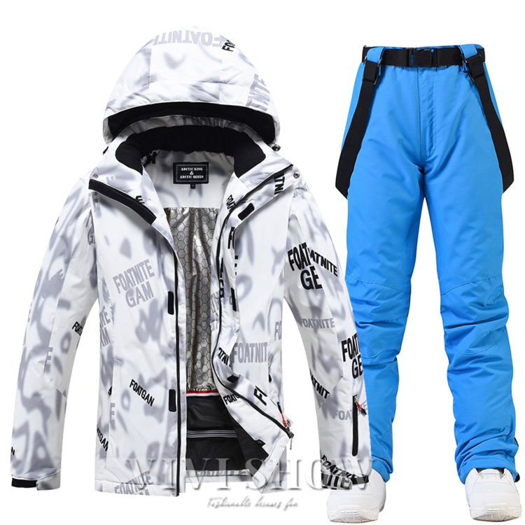 新品 スノーボードウェア 上下セット 男女兼用 スキーウェア ブラック