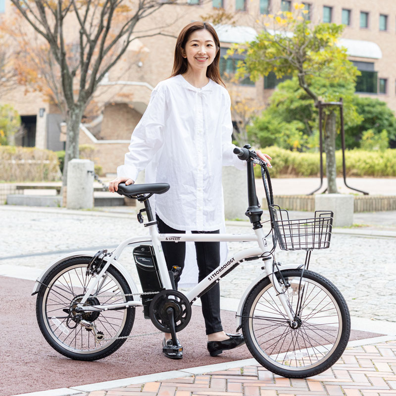 21Technology 電動自転車 電動アシスト自転車 20インチ シマノ製6段