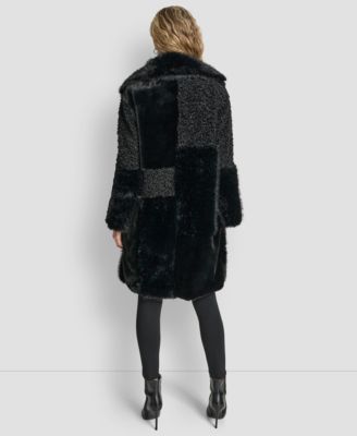 DKNY Women's Patch Mix Front-Zip Jacket - Macy's