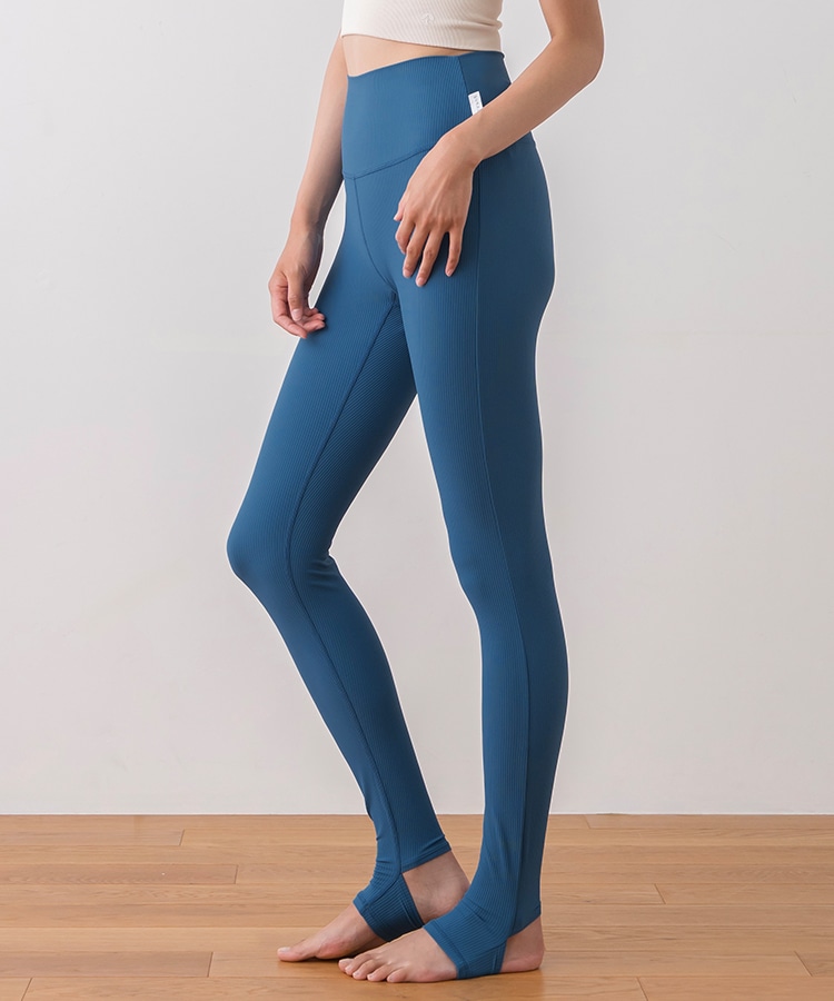 SUKALA】リブトレンカレギンス(XS・Sサイズ ネイビーブルー・ブラック