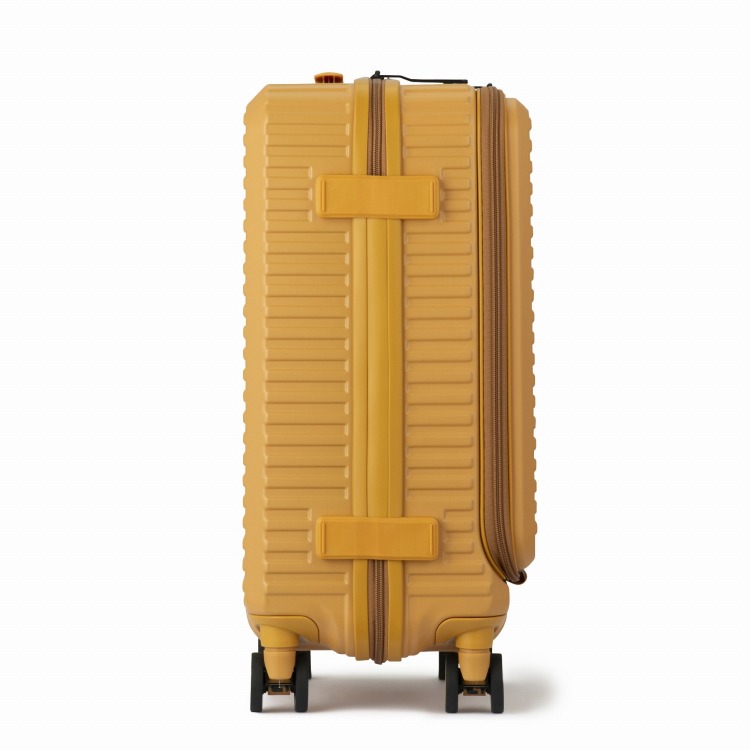 Coleman キャリーケース イエロー クラムシェル19826月 角ハンドル