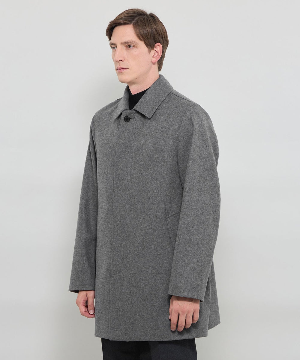 WEB・一部店舗限定】【DUNFORD】ウールメルトンステンカラーコート