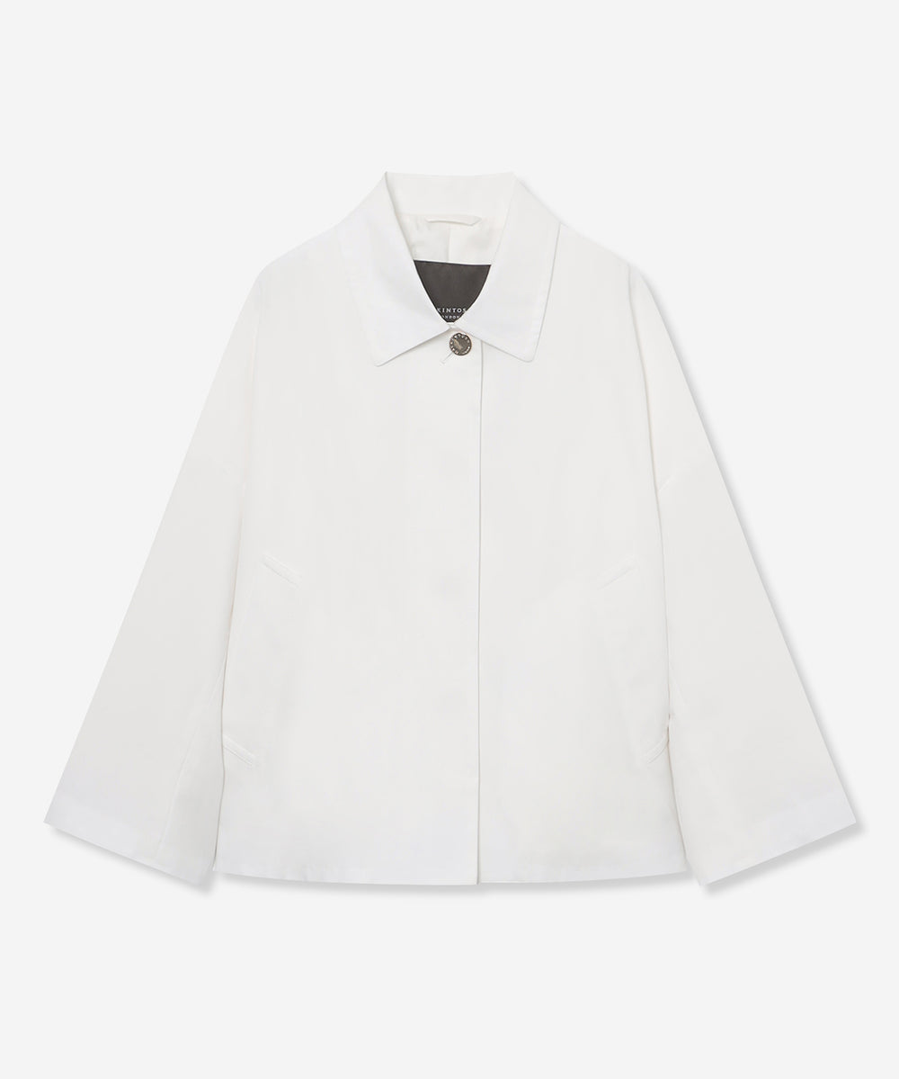 ROSLEY/ロズリー】ウェザーコットンステンカラーショートコート(コート