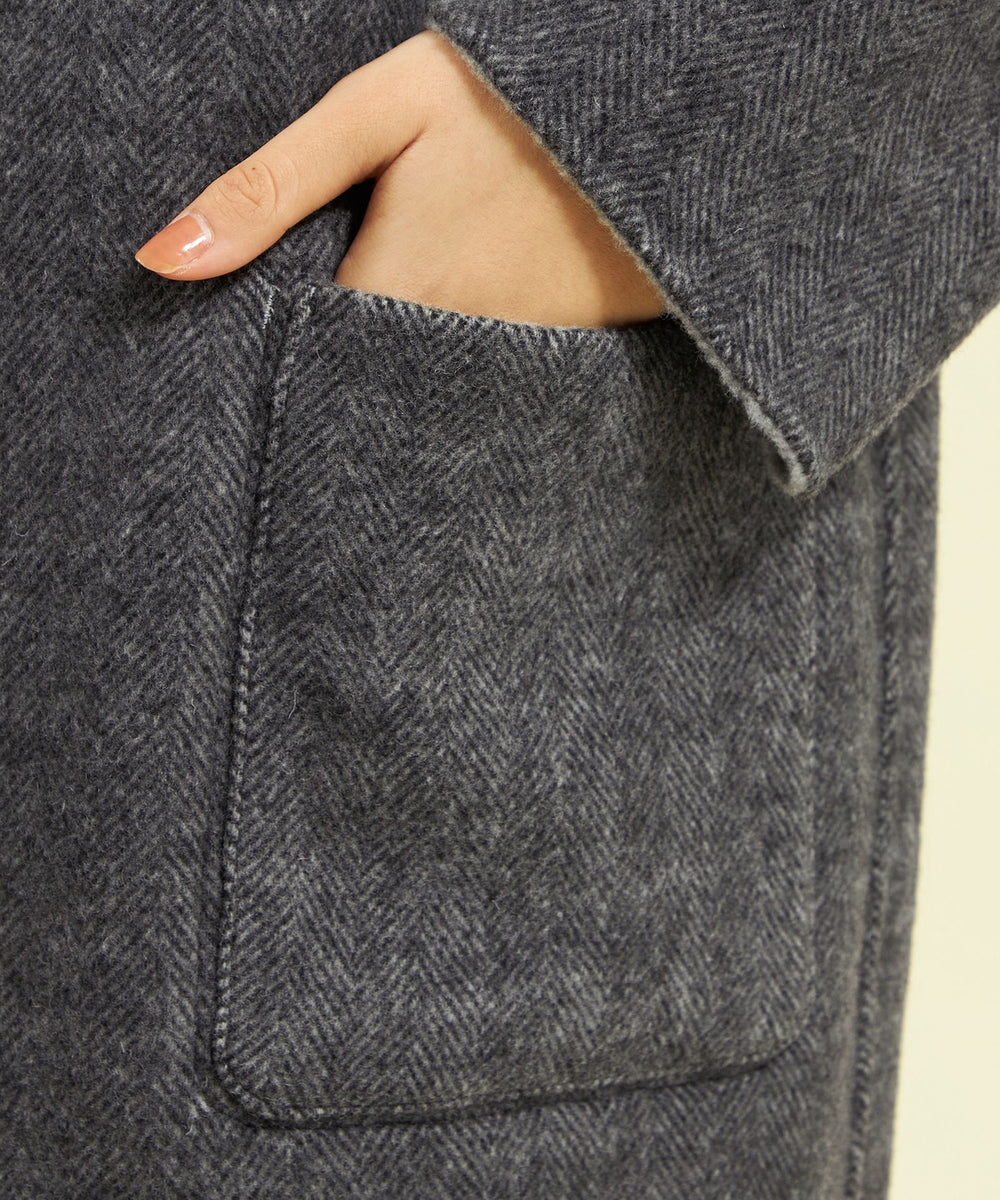 WEB&一部店舗限定】ノーカラーリバーコート(コート)｜MACKINTOSH