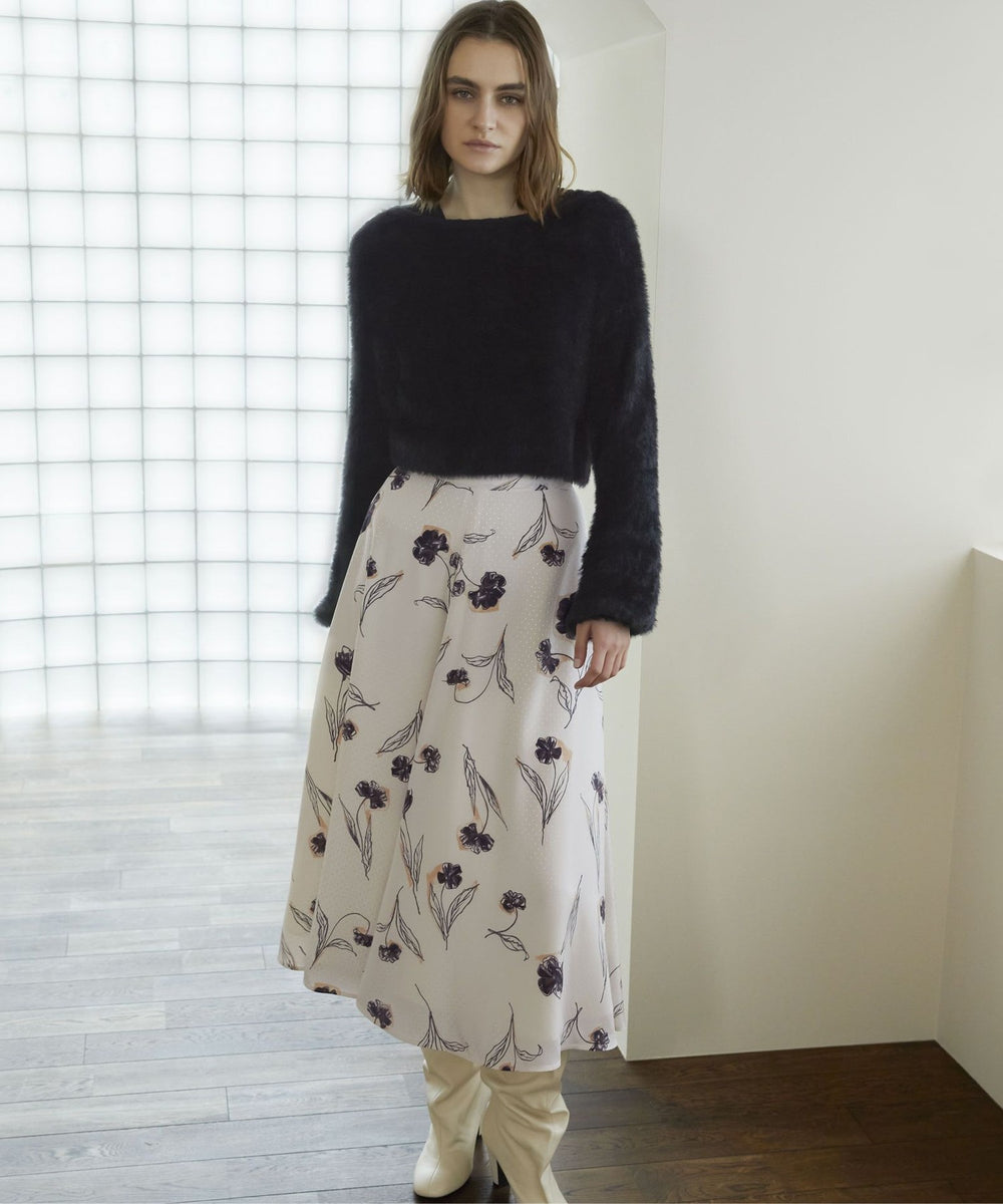 VERY NaVY2024年12月号掲載】カラーシャドウフィオーレプリント フレア